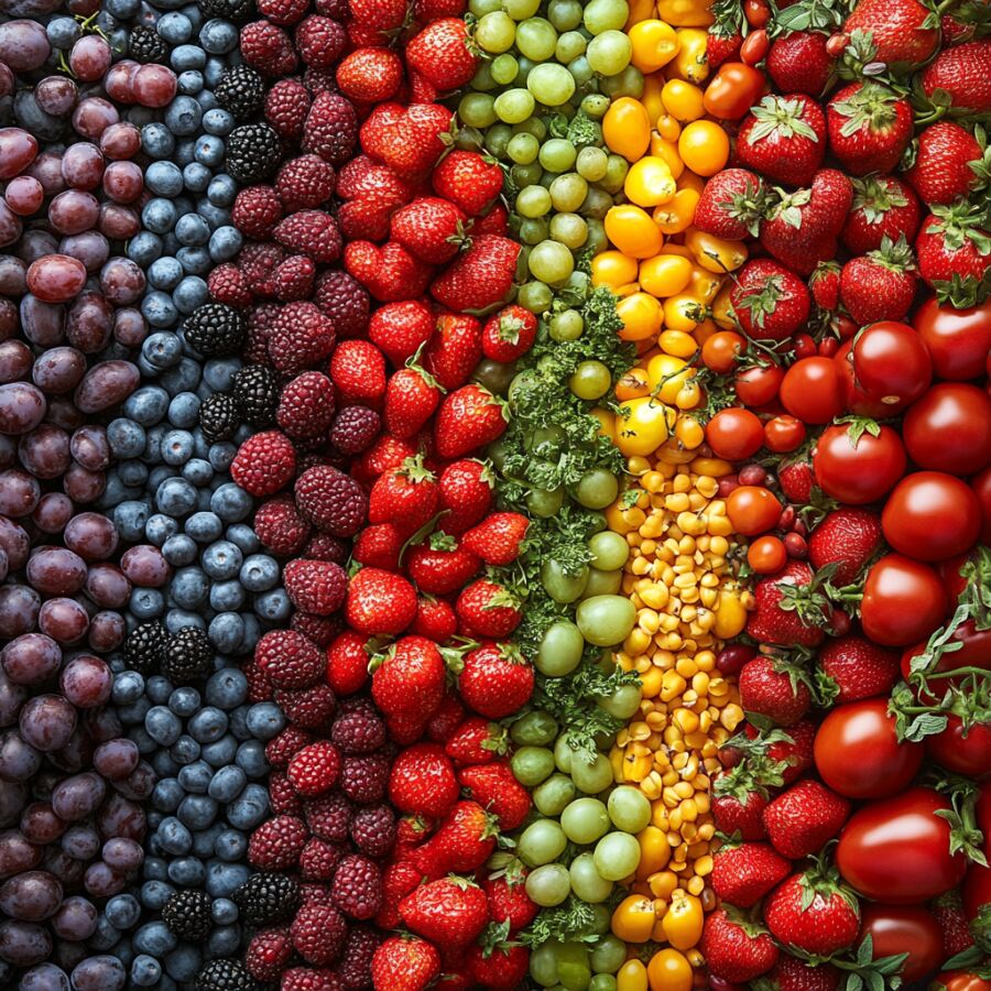 Imagem Arco-íris-de-nutrientes